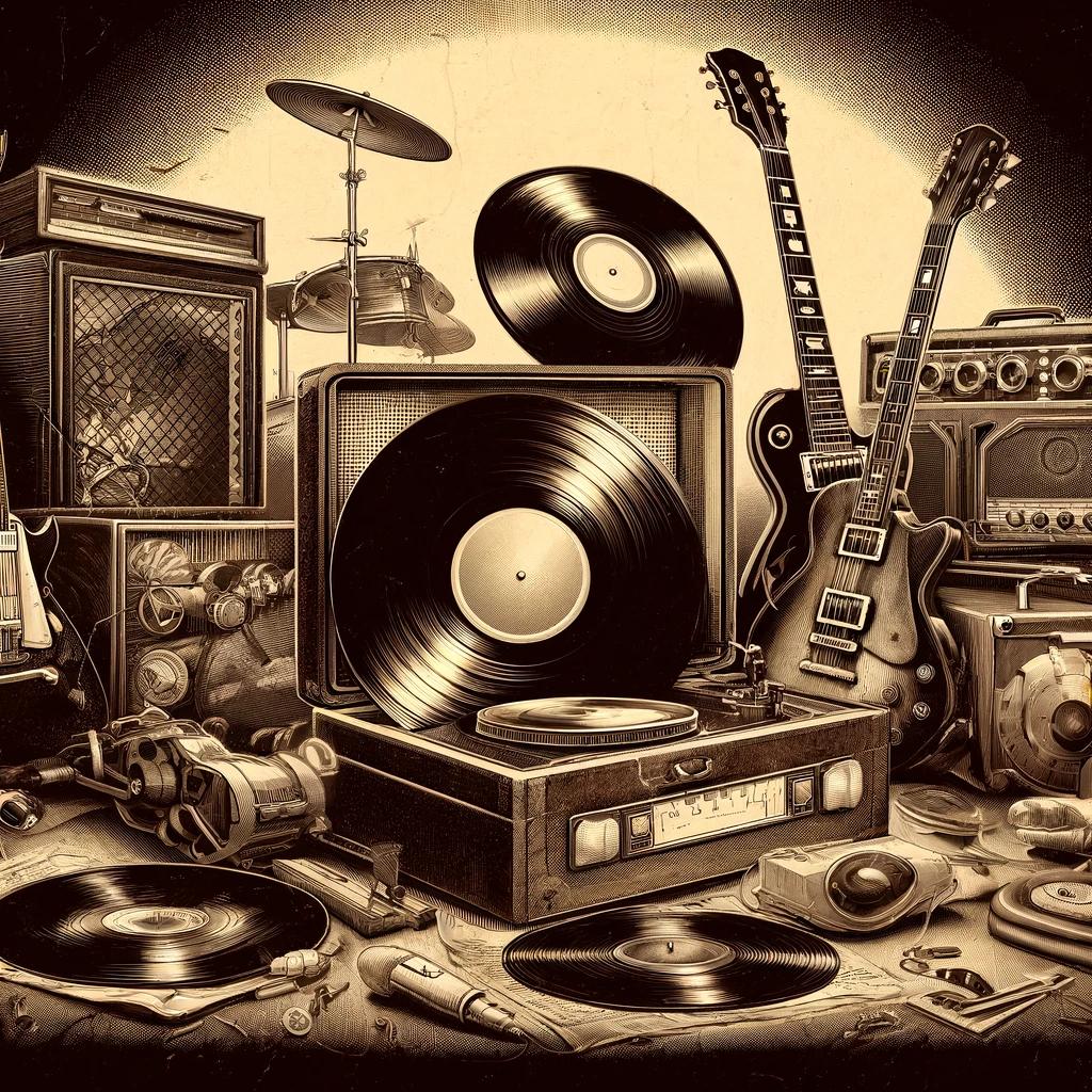 vinyl records rock