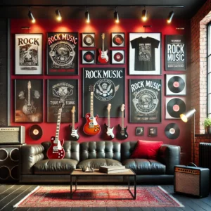 Creating a Rock Music-Themed Room