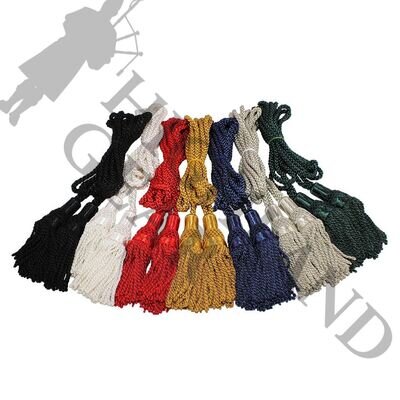 High-Quality Bagpipe Silk Cords - Premium Scottish Highland Bagpiper Accessories