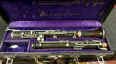 VINTAGE UNUSUAL WOOD BUFFET OBOE