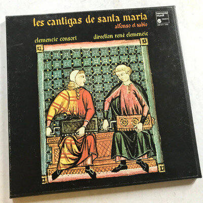 Clemencic Consort ‎– Les Cantigas De Santa Maria Harmonia Mundi 3LP Box Set EX