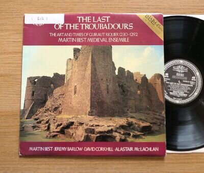 Nimbus 45008 The Last Of The Troubadours Martin Best SAM 45rpm Super Analogue LP