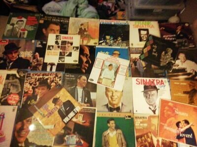 Frank Sinatra Over 30 Vinyl LP Records Job Lot Easy Listening Crooner