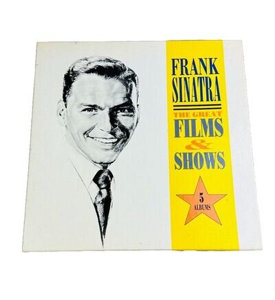 FRANK SINATRA - THE GREAT FILMS & SHOWS - 1989 UK LP 5 X VINYL - FS 1 -unplayed