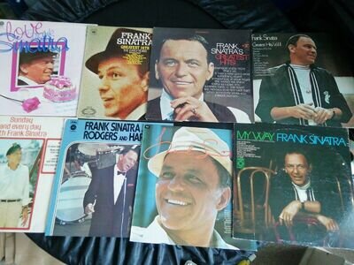 Frank Sinatra Vinyl LP Records Job Lot Easy Listening Crooner