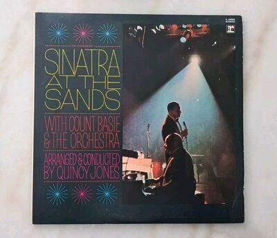 Frank Sinatra live at the Sands with Count Basie Double Vinyl 1972 Reissu Ex/Vg+