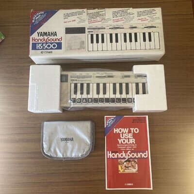 Vintage Yamaha Handy Sound Model HS-500 Digital Keyboard Working mini