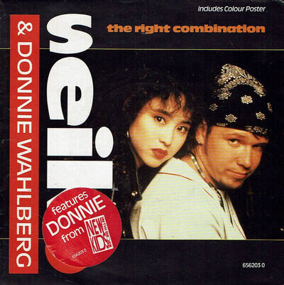 Seiko Matsuda & Donnie Wahlberg - The Right Combination (7", Pos)