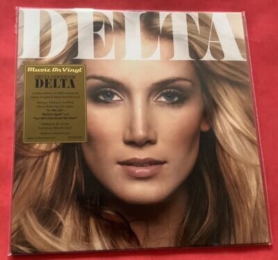 Delta Goodrem Delta MOV Ltd Ed (2000) Gold & Black Marbled Vinyl Mint Sealed.