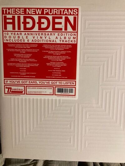 THESE NEW PURITANS HIDDEN 10 YEAR ANNIVERSARY EDITION 2 x VINYL LP, NEW & SEALED