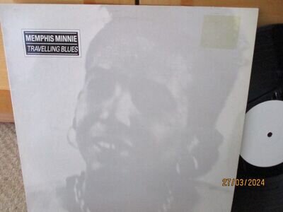 MEMPHIS MINNIE "Travelling Blues" UK LP WHITE LABEL TEST PRESSING - ALB 1005