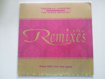 Thomas Anders - When will I see you again 12'' Disco Vinyl REMIXES