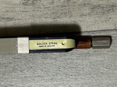 Golden Strad Viola Bow Made in England In Good Condition