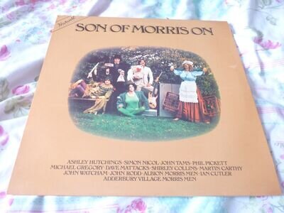 Ashley Hutchings folk rock LP Son Of Morris On plays EX Harvest SHSM2012