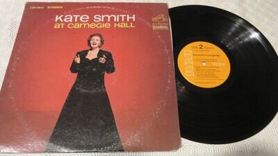 Kate Smith at Carnegie Hall LP 1963 *VG+/MINT**STEREO**