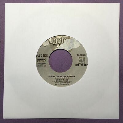 Brian Cadd - Gimme Gimme Good Lovin' (7" single) j/box promo US issue CH-3016-DJ