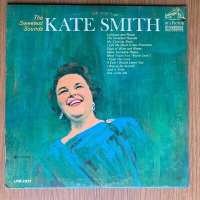 The Sweetest Sounds KATE SMITH. Vinyl LP 33rpm Record