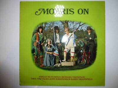 Ashley Hutchings - 'Morris On' 12" vinyl album LP. 1972 UK. VG+/VG+