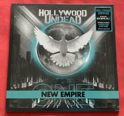 Hollywood Undead New Empire Vol 1 Aqua with black splatter coloured vinyl New.