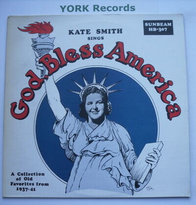 KATE SMITH - Sings God Bless America - Excellent Con LP Record Sunbeam HB 307