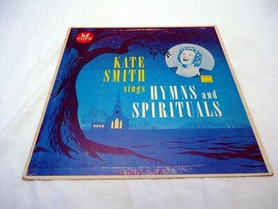 KATE SMITH SINGS HYMNS AND SPIRITUALS COVER SLEEVE ONLY US 1ST PRESS TOPS RECORD