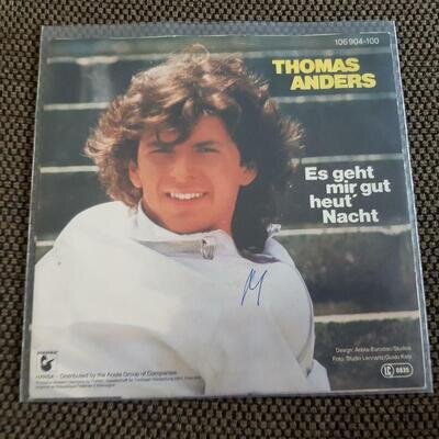 7" Single Vinyl Thomas Anders - Es geht mir gut heut Nacht /Modern Talking - Luc