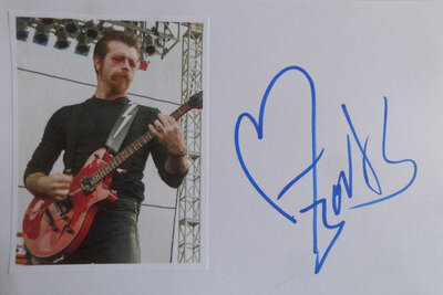 JESSE 'BOOTS' HUGHES EAGLES OF DEATH METAL, AUTOGRAPH.