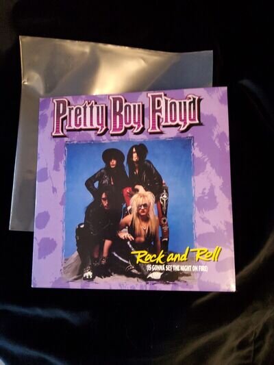 Pretty boy floyd rock n roll will set the night on fire Uk 7" picture sleeve nm!