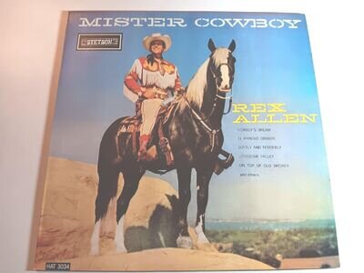 REX ALLEN / MISTER COWBOY REISSUE VINYL LP / COUNTRY / EX / £5 FLAT POST