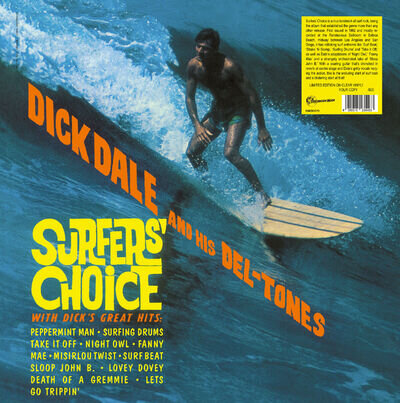 Dick Dale and His Del-Tones Surfers' Choice (Vinyl) 12" Album (Clear vinyl)