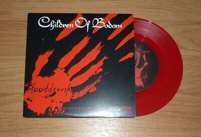 CHILDREN OF BODOM Blooddrunk limited edition red vinyl 7" single 2008 DELETED