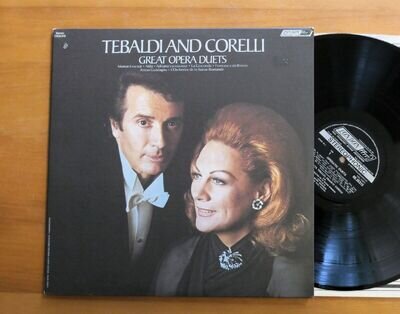 Tebaldi And Corelli Great Opera Duets NEAR MINT London Stereo OS26315