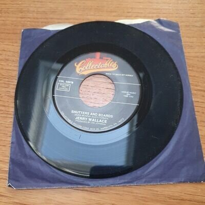 Jerry Wallace, Primrose Lane/Shutters and Boards, vinyl 7" 45rpm, Exc.