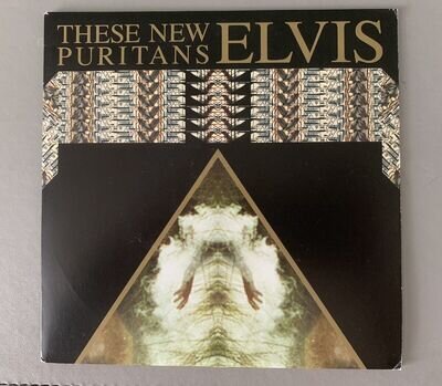 These New Puritans ELVIS 7” Vinyl Single Angular Label 2008 EX/EX