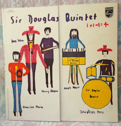 Sir Douglas Quintet "1+1+1=4" LP Philips Great gatefold Doug Sahm