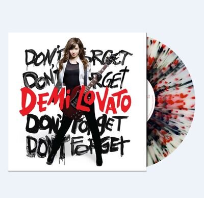 Demi Lovato - Don't Forget (Clear w/ Red & Black Splatter Vinyl) LP - SEALED