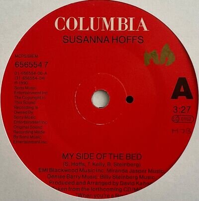 Susanna Hoffs - My Side Of The Bed - 7” Vinyl Single