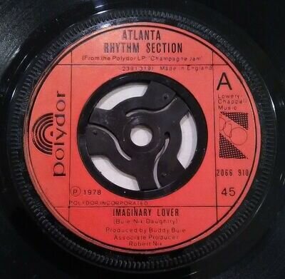 ATLANTA RHYTHM SECTION~Imaginary Lover~7"Vinyl~Polydor 2006 910~1978 (A161)