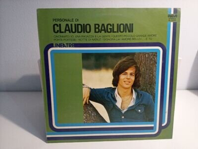 Vinyl 33 RPM Personal by Claudio Baglioni Vintage Excellent Conditions