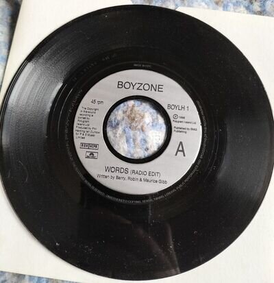 Boyzone - Words - 7" Vinyl Ex - Jukebox