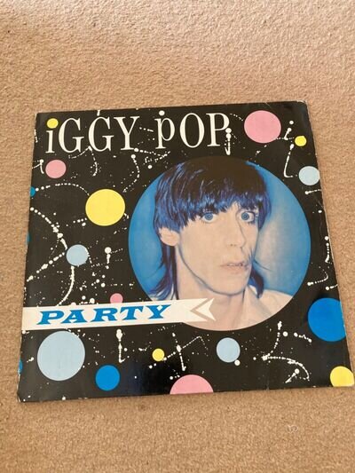 Iggy Pop- party lp. Original 1981 lp. vinyl in great condition