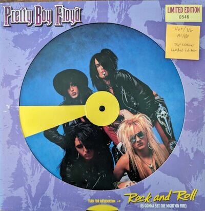 Pretty Boy Floyd Rock And Roll Vinyl Record VG+/VG MCATB1393 1990 1st Press