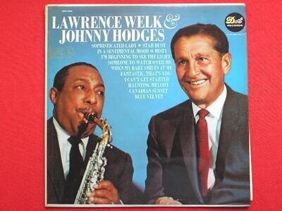 Lawrence Welk Lawrence Welk & Johnny Hodgers LP Dot DLP3682 EX/EX 1966 Lawrence