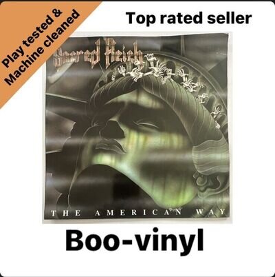 Sacred Reich - The American Way Thrash Metal Lp Vinyl Record First Press Vg+