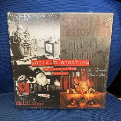 Independent Years 1983-2004 Social Distortion 4LP Box Set. Sealed. Please Read