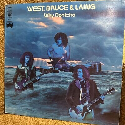 WEST, BRUCE & LAING - WHY DONTCHA (1972 LP) 1ST UK PRESS!