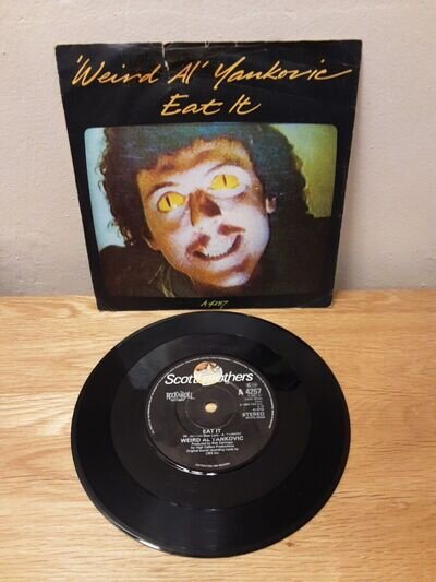 Weird Al Yankovic - Eat It - 7" Vinyl 45 Record 1984 A4257 Play Tested