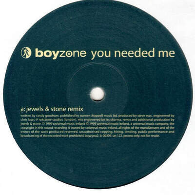 Boyzone - You Needed Me (Vinyl)