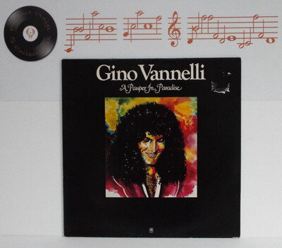 Gino Vannelli A Pauper In Paradise Vinyl LP + Insert A1 B1 Pressing - EX