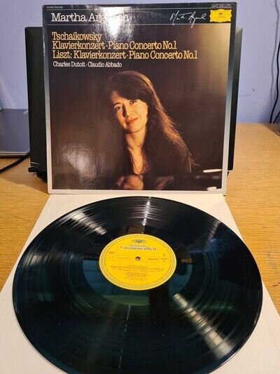 Tschaikowsky/Liszt Martha Argerich Dutoit/Abbado Klavierkonzert Piano No 1 Vinyl